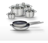 Lot Poêles 28/32 cm & 4 Faitouts Elo Profi Therm Platinum