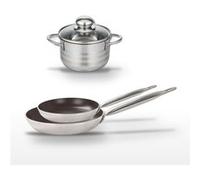 Lot Poêles 28/32 cm céramique sans PFAS Elo Bistro Line avec Faitout 12 cm Elo