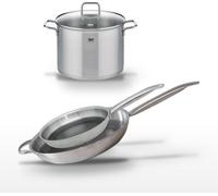Lot Poêles 32cm & 28cm et Faitout 26cm Elo Relief Solution
