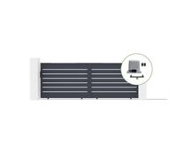 Casanoov Portail coulissant motorisé 4m VOGEL H.140cm + Motorisation RANGER C300