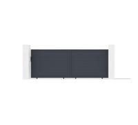 Lot portail et motorisation - Casanoov - EIGER - 4m H.147cm - Aluminum - Gris anthracite / Motorisation RANGER C300