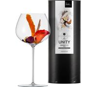 Lot promotionnel comprenant 2 verres à vin rouge 522/1 dans un tube cadeau UNITY SENSISPLUS 25222010, avec cadeau et don