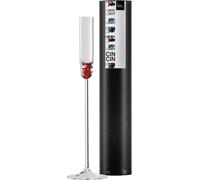 Lot promotionnel de 2 verres à pied 78/820 rouges dans un tube cadeau CIN CIN 78000820, avec cadeau et don