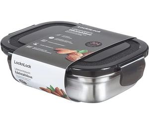 Lot promotionnel Neuert : 6 boîtes LocknLock en acier inoxydable de 320 ml (155 x 120 x 45 mm, modèle STS810), plus un cadeau et un don