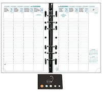 Lot Recharge pour Organiseur -16 Mois 2026 à 2027 Verticale + Index Adhésif Blumie (Exatime 21, 28272E)