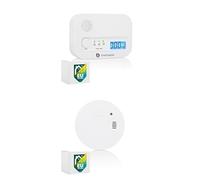 Lot Smartwares - Détecteur de monoxyde de Carbone FGA-13041 + 1 Détecteur de Fumée FSM-11710