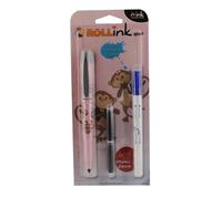 Lot Stylo Roller Rollink + Cartouches + Effaceur