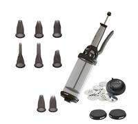 Lot tube piston à pression et coffret douilles tritan à garnir De Buyer