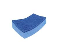 Lot VILEDA de 3 éponges bleues avec grattoir