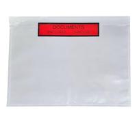Lots de Pochette porte document ci-inclus format A5 (A4 plié en 2) Pochette d’Expédition autocollante, imprimée documents ci-inclus - Enclosed - C5 225 x 165 mm pour colis, paquets UGPAI3