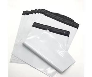 Lots de sacs de courrier blancs auto-adhésifs, enveloppe de courrier Express, rangement, pochette d'emballage en plastique pour livraison Express 28x42cm-100pcs
