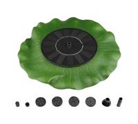 Lotus For Leaf Fontaine à eau solaire pour piscine de jardin et bains d'oiseaux, flottante extérieure pour décoration, attracteur écologique pour bassin de terrasse