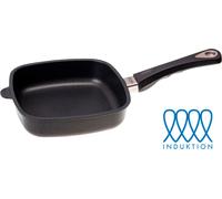 LOTUS INDUCTION poêle carrée 29cm fonte d'aluminium avec poignée amovible