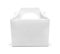Lotus Lot de 15 boîtes de fête colorées pour enfants,Pour transporter de la nourriture, des repas amusants, des pique-niques, des anniversaires, Halloween, des tours ou des friandises (blanc)