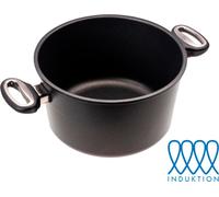 LOTUS POÊLE EN FONTE Ø 20 cm INDUCTION dimension du fond 14,5 cm H 12 cm