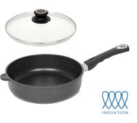 LOTUS POÊLE EN FUSION Poêle à bord haut Ø24cm INDUCTION L18,5cm H7,5cm Germany +couvercle
