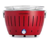 Lotusgrill Barbecue Rouge (Mod. Mini Ø 25,8 Cm) Avec Piles Et Câble D'alimentation Usb