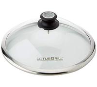 LotusGrill Couvercle en verre de sécurité pour le petit barbecue G280 - Spécialement conçu pour le barbecue de table au charbon de bois compact