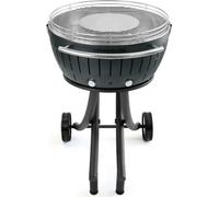 LotusGrill XXL (G600) Barbecue de jardin 21,8kg, Gris anthracite avec port USB