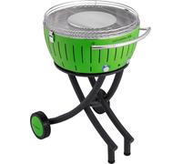 LotusGrill XXL (G600) Barbecue de jardin 21,8kg, vert citron avec port USB
