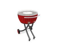LotusGrill XXL (G600) Barbecue de jardin 21,8kg, rouge feu avec port USB
