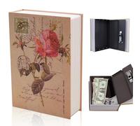 Lotvic Coffre-Fort de Livre avec Serrure à Combinaison, Coffre-fort Secret pour Dictionnaire, 18 * 11,5 * 5,5 cm Livre Coffre Fort, pour l'argent, Bijoux, Passeport