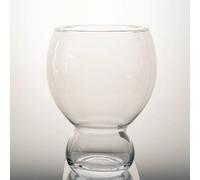 Lou-de-castellane Vase en verre rond - Transparent
