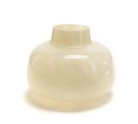 Lou-de-castellane Vase rond en verre - Jaune