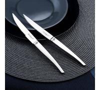 Lou Laguiole Coffret de 6 Couteaux Steak Jet Sablé