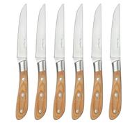 Lou Laguiole Elias - Coffret 6 couteaux steak bois de pakka