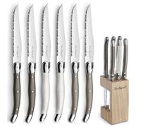 Lou Laguiole Ensemble De Bloc À Couteaux À Steak 7 Pcs Multicolore