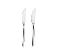 LOU LAGUIOLE Jet Sablé Couteaux à tartiner, Lot de 2, 16.7 cm, Inox | Lot de 2 tartineurs, Acier inoxydable 18/0, Finition Sablée, Longueur 167 mm, Compatible lave-vaisselle