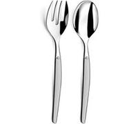 Lou Laguiole – Couverts de service Jet Sablé – Acier inox 18/0 – 255 mm – Lot de 2