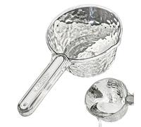 Louche à eau - Cuillère transparente à long manche - Truelle à long manche - Pour la maison, les appartements, les fermes, la pêche, la randonnée, les jardins, les cours, le camping, les pique-niques