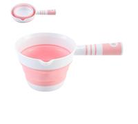Louche à eau de cuisine en silicone pliable | Louche à eau pour la maison, la salle de bain, le jardin, la ferme, le camping, le pique-nique, la pêche, la randonnée