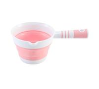 Louche à eau pliable pour salle de bain, cuillère à suspendre, matériau ergonomique, poignée confortable, indispensable pour la salle de bain, le jardin, la cuisine, la cuisine, 26,8 x 16,3 cm