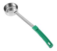 Louche à Portion Robuste Verte en Acier Inoxydable, et Plastique | Contrôle des Portions, Légère et Portable, Facile à Nettoyer, Présent de Crémaillère, Service Précis