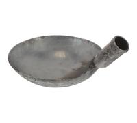 Louche à Réutilisable en Métal, Pelle Robuste Noire | Style Classique Vintage, Chargement de Seau, Nettoyage de Chantier, pour Boue, Paillis et Puits D'égout