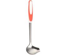 Louche à Sauce Unique en Acier Inoxydable avec Bec Verseur | Buffets et Restaurants, Nettoyage Facile, Design Élégant, Poignée PP Orange, Usage Professionnel