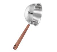 Louche à Soupe 1 Pièce à Double Bec, en Acier Inoxydable, Manche Long | Versement Précis, Forme Inclinée, Éloigne les Mains Chaleur, pour Soupes, Sauces, Jus ou Préparation des Repas