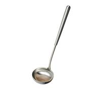 Louche à Soupe en Acier Inoxydable 31x7,5x3cm cuisine | Poignée Ergonomique, Résistante à L’Usure, pour Sauces et Ragoûts, Maison ou Restaurant, Couleur Argenté