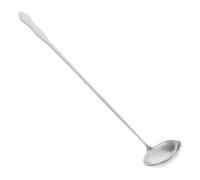 Louche à Soupe Longue 32cm en Acier Inoxydable, Cuillère | Prise Confortable, Construction Solide, Finition Argentée Élégante, Cuisine Maison et Service Quotidien
