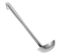 Louche à Soupe Manche Long 80ml avec Crochet, en Acier Inoxydable | Acier Inoxydable, Prise Ergonomique, Sert Sauces et Bouillons, pour Buffets et Événements Traiteur