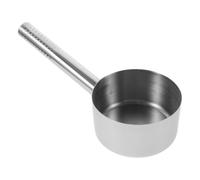 Louche Cuisine en Acier Inoxydable Épais à Fond Plat, Grosse Taille | Poignée Ergonomique, Grosse Capacité, Adaptée aux Casseroles, Poêles et Seaux de Bain, Cuisine Professionnelle