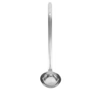 Louche de Service Cuillère en Acier Inoxydable 1 à 20 Oz | Poignée Longue Crochet, Mesure Précise, Usage Polyvalent la Cuisine et Cuisson, Finition Argentée