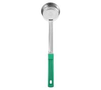 Louche de Service Longue, Contrôle des Portions, Acier Inoxydable | Légère et Portable, Facile à Nettoyer, Vert, Présent de Crémaillère, Usage la Cuisine