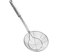 Louche en toile d'araignée en acier inoxydable, écumoire de cuisson