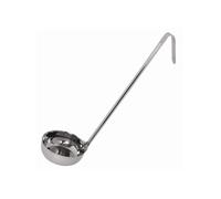 Vogue Louche professionnelle à fond plat GG005 – 168 ml – Argent, acier inoxydable