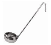 Vogue Louche professionnelle à fond plat GG005 – 168 ml – Argent, acier inoxydable