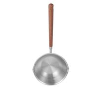 Louche Soupe en Acier Inoxydable, Long Manche Ergonomique, Double Bec | Louche avec Bec Verseur, Forme Inclinée, Prise Confortable, pour Soupes, Sauces et Service Quotidien